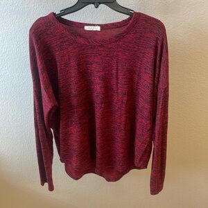 Rag & Bone “Hudson” Red and Black Long Sleeve